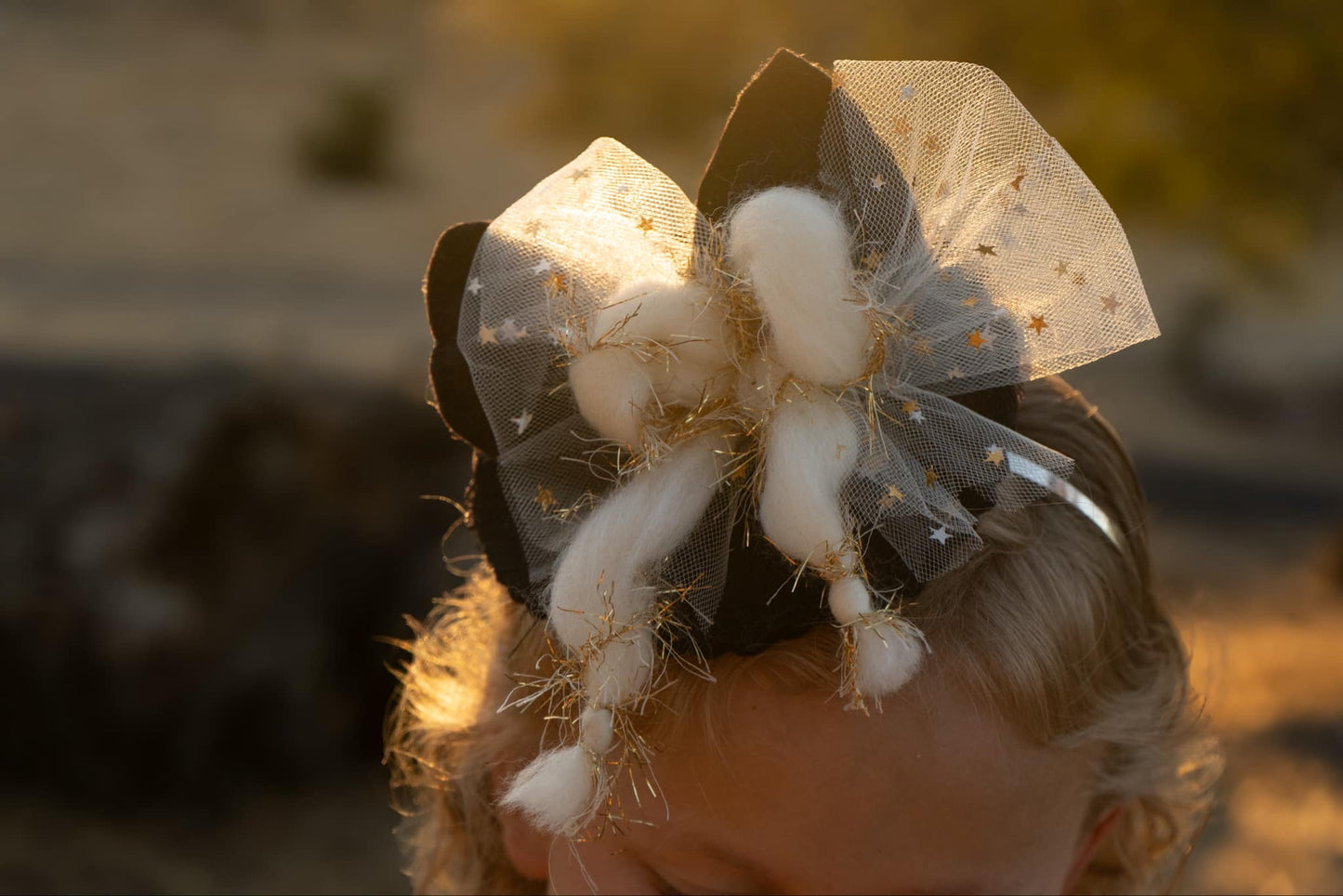 Black Cat Fascinator