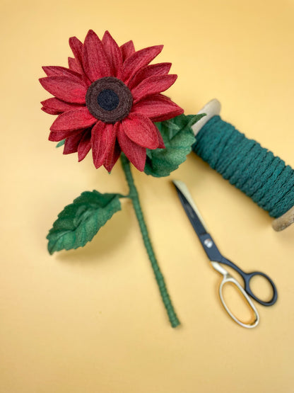 Felt Sunflower Stems|| Bouquet