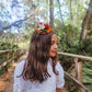 Mini Orange Fascinator