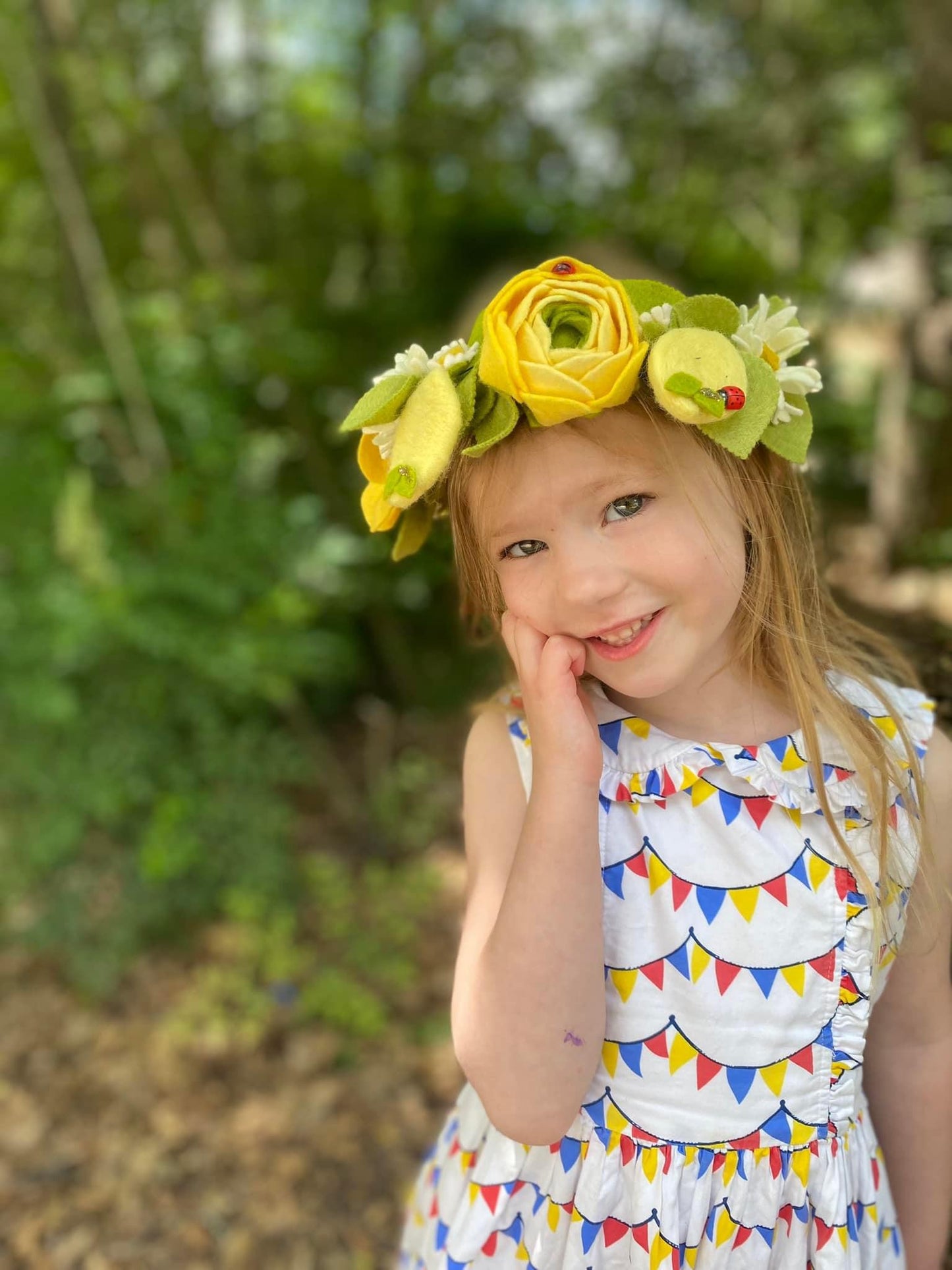 Lemoncello Floral Headpiece