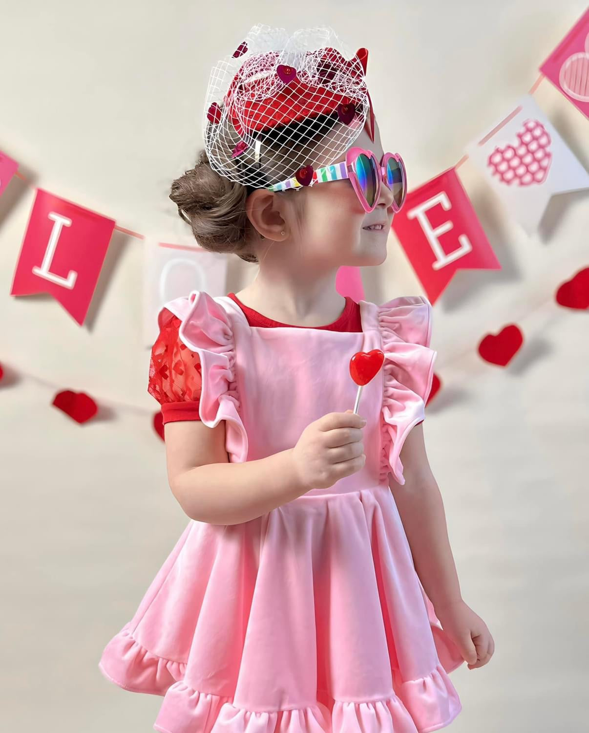 Sweetheart Heart Fascinator