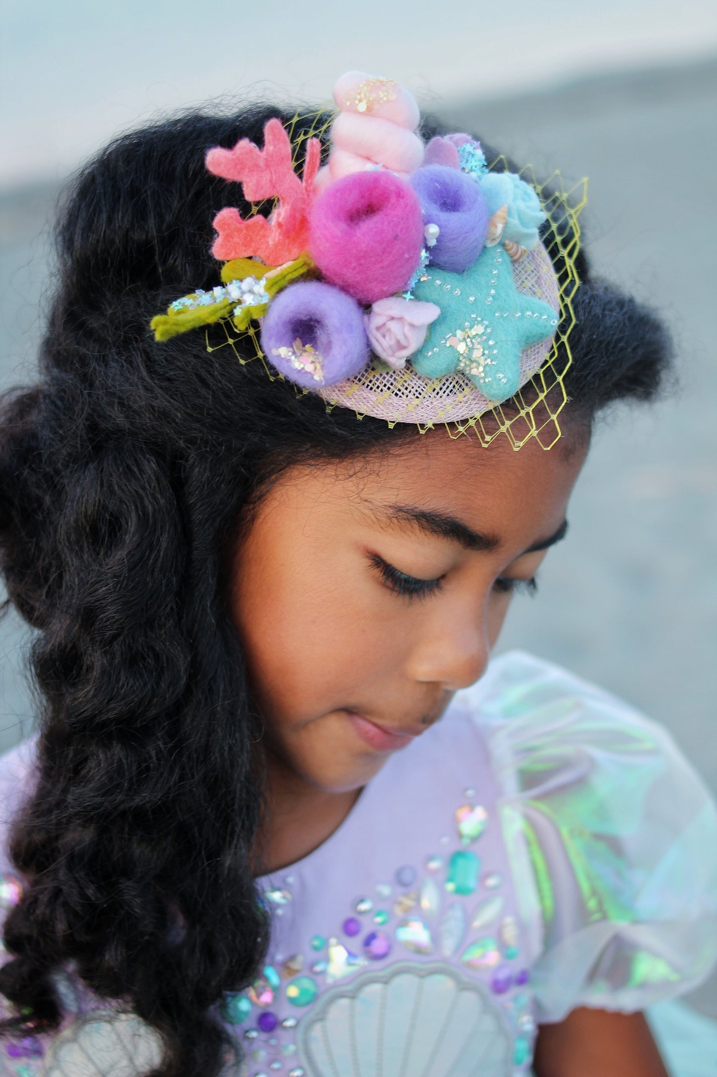 Marine Anemone Fascinator