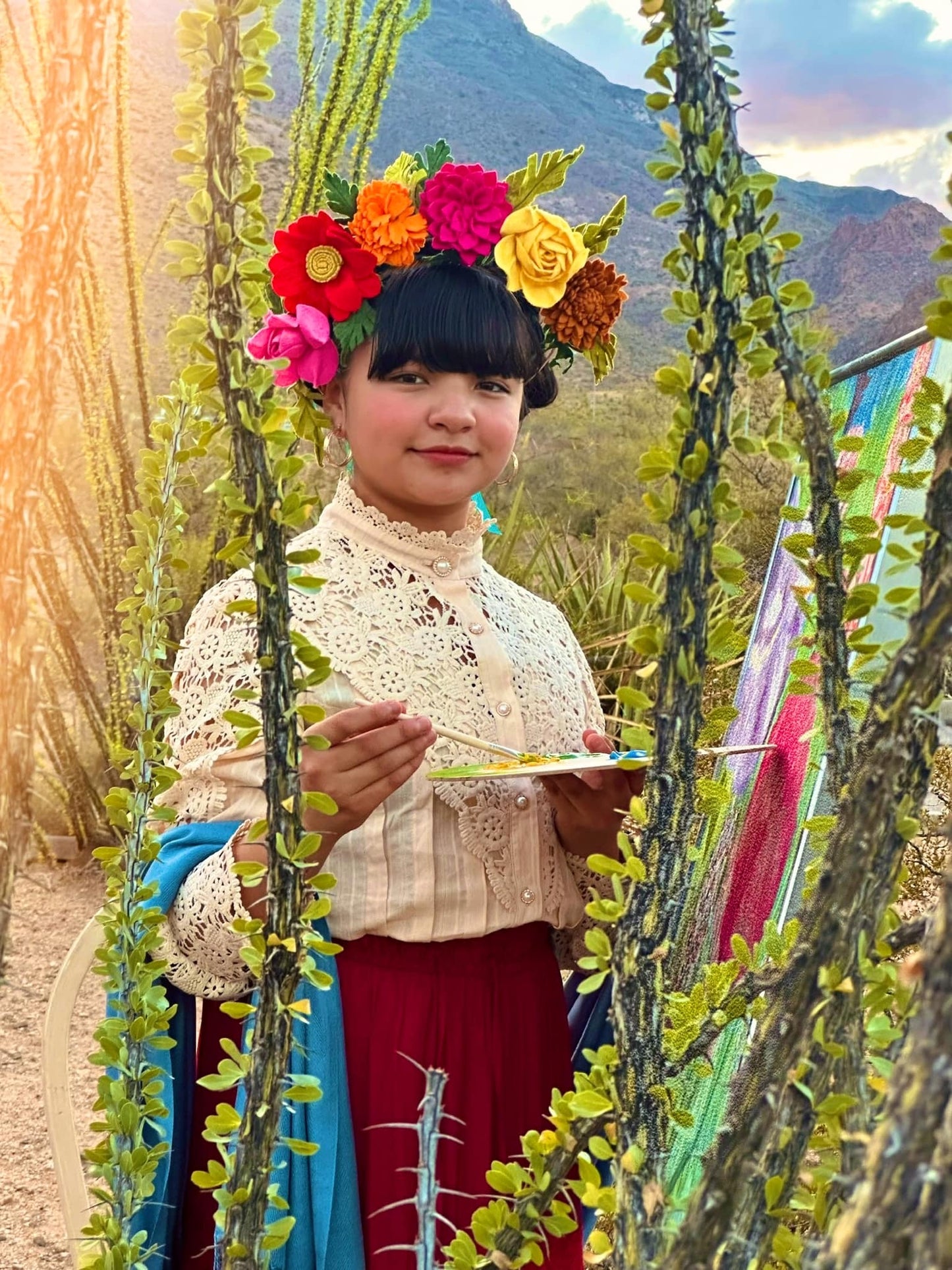 Frida Floral Halo