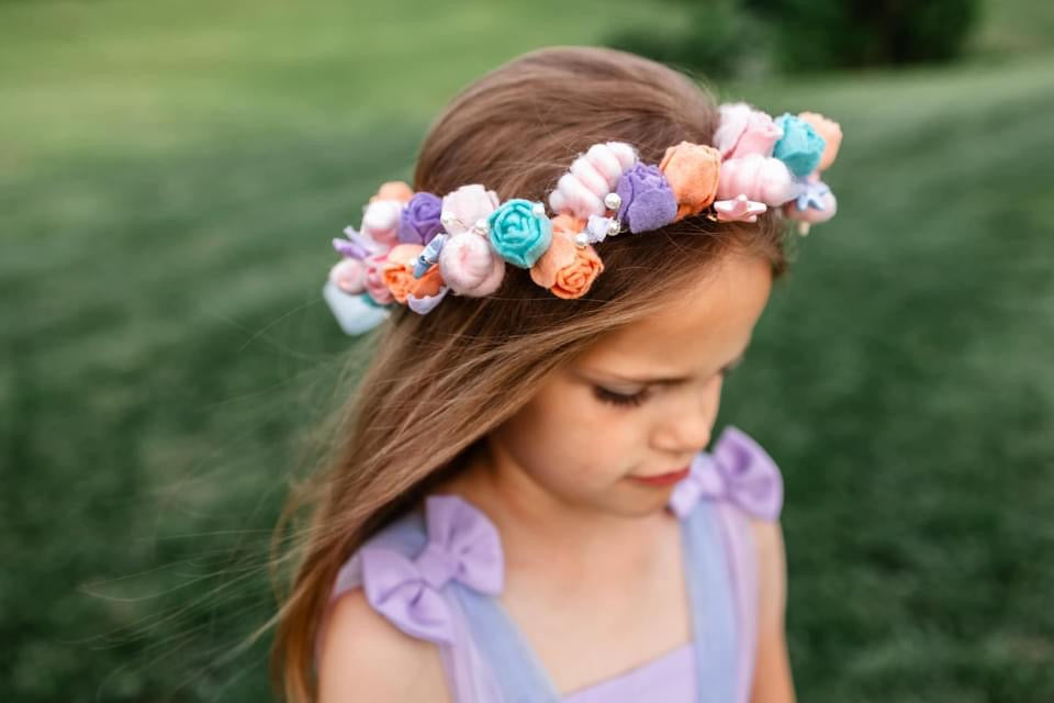 Alana Pastel Mini Floral Halo