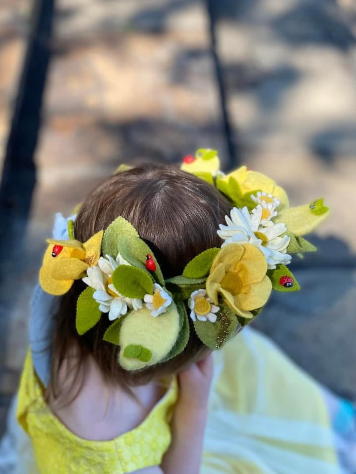 Lemoncello Floral Headpiece