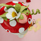 Strawberry Round  Fascinator