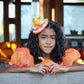 Orange Fascinator