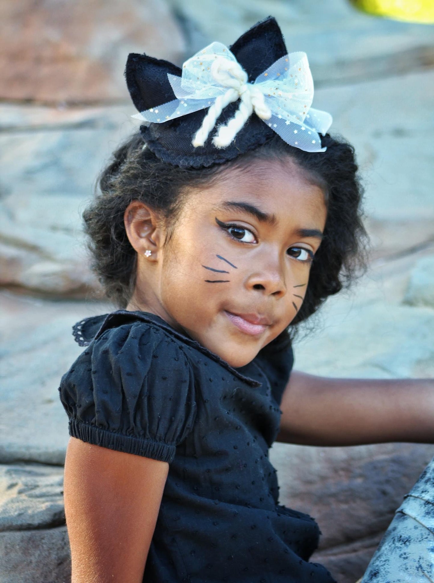 Black Cat Fascinator