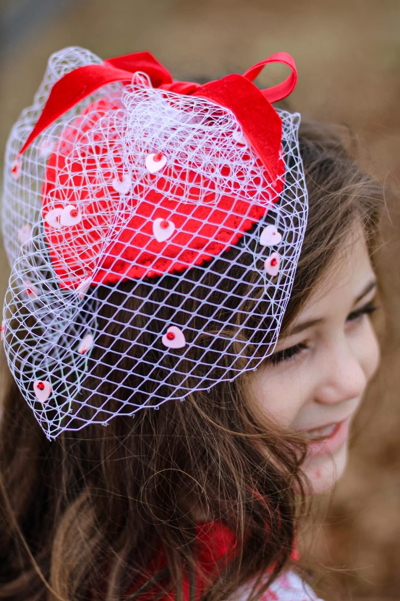 Sweetheart Heart Fascinator