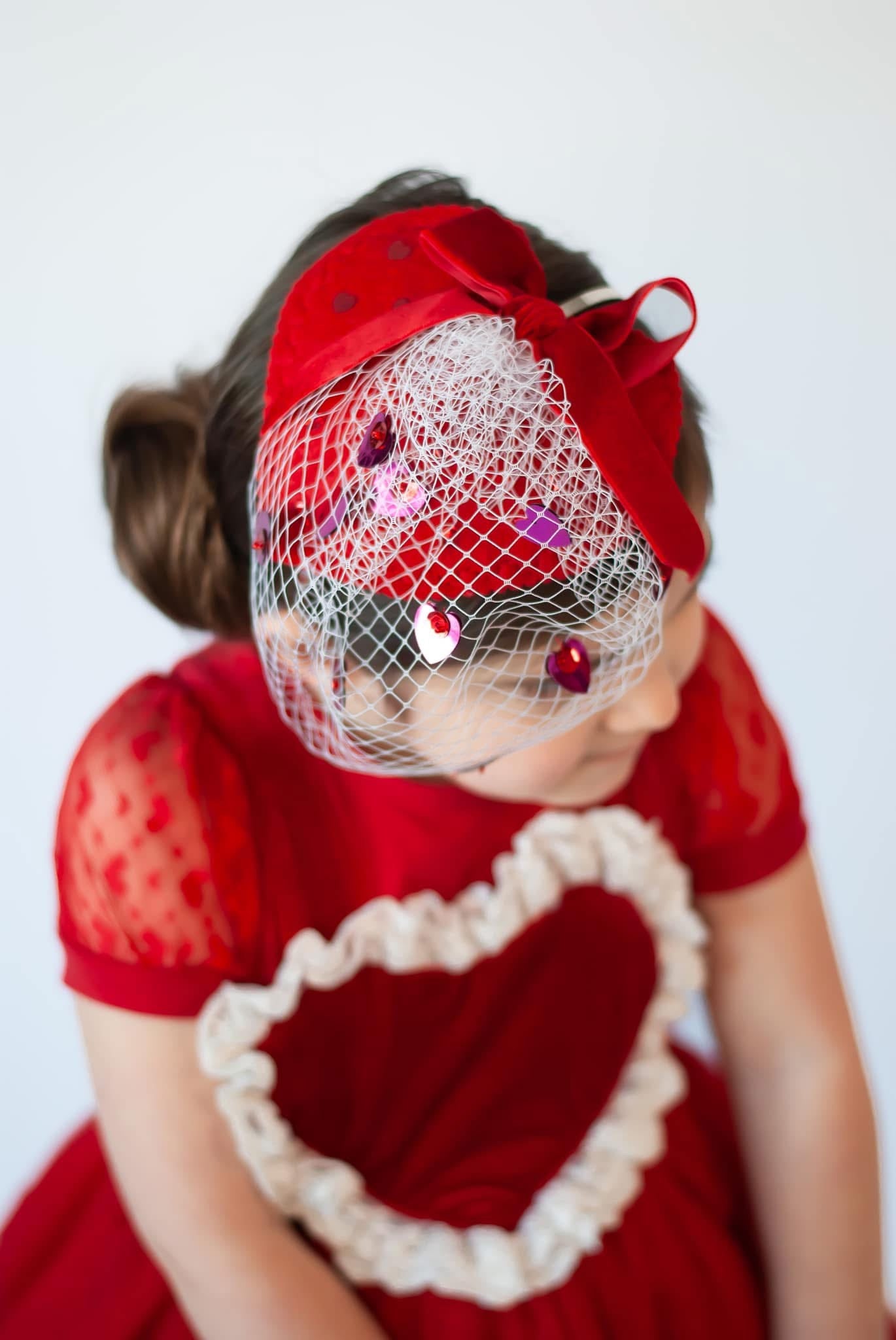 Sweetheart Heart Fascinator