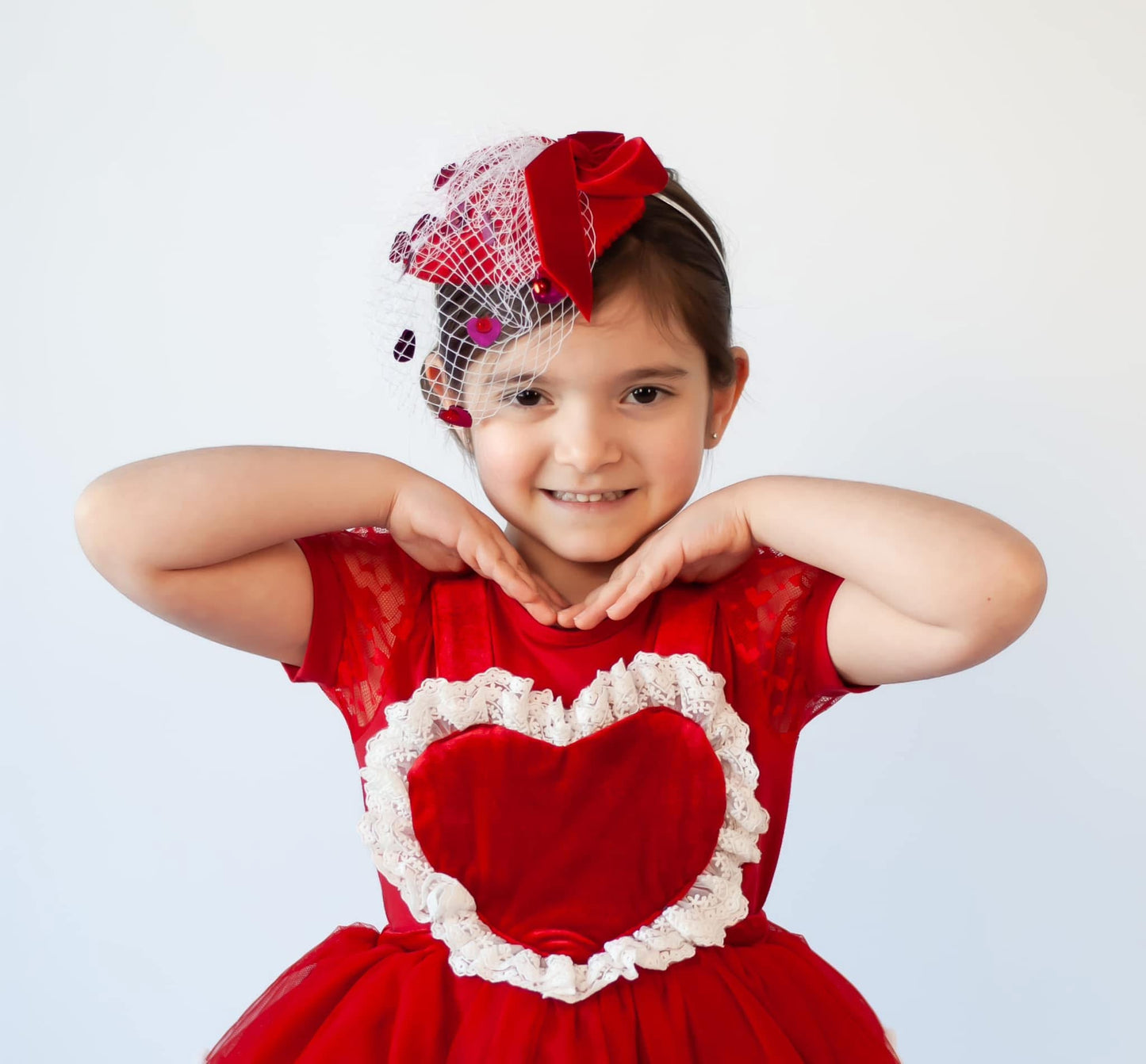 Sweetheart Heart Fascinator