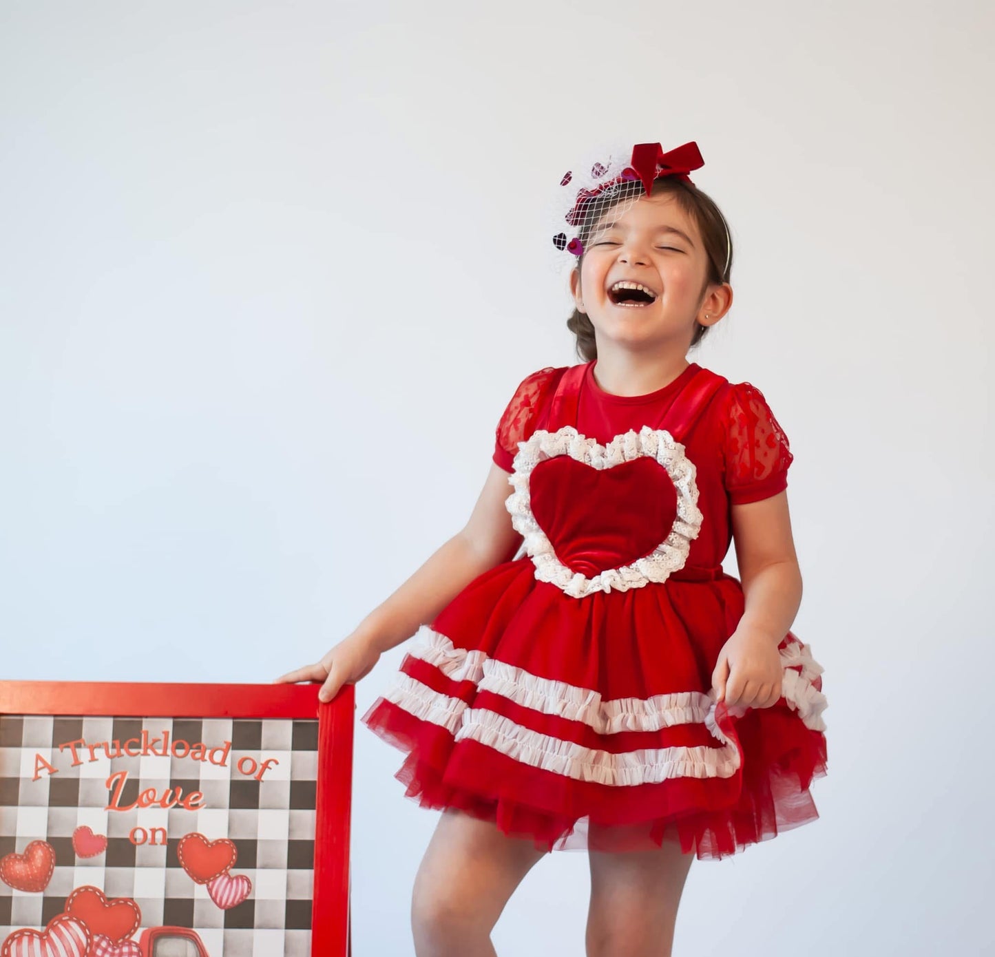 Sweetheart Heart Fascinator