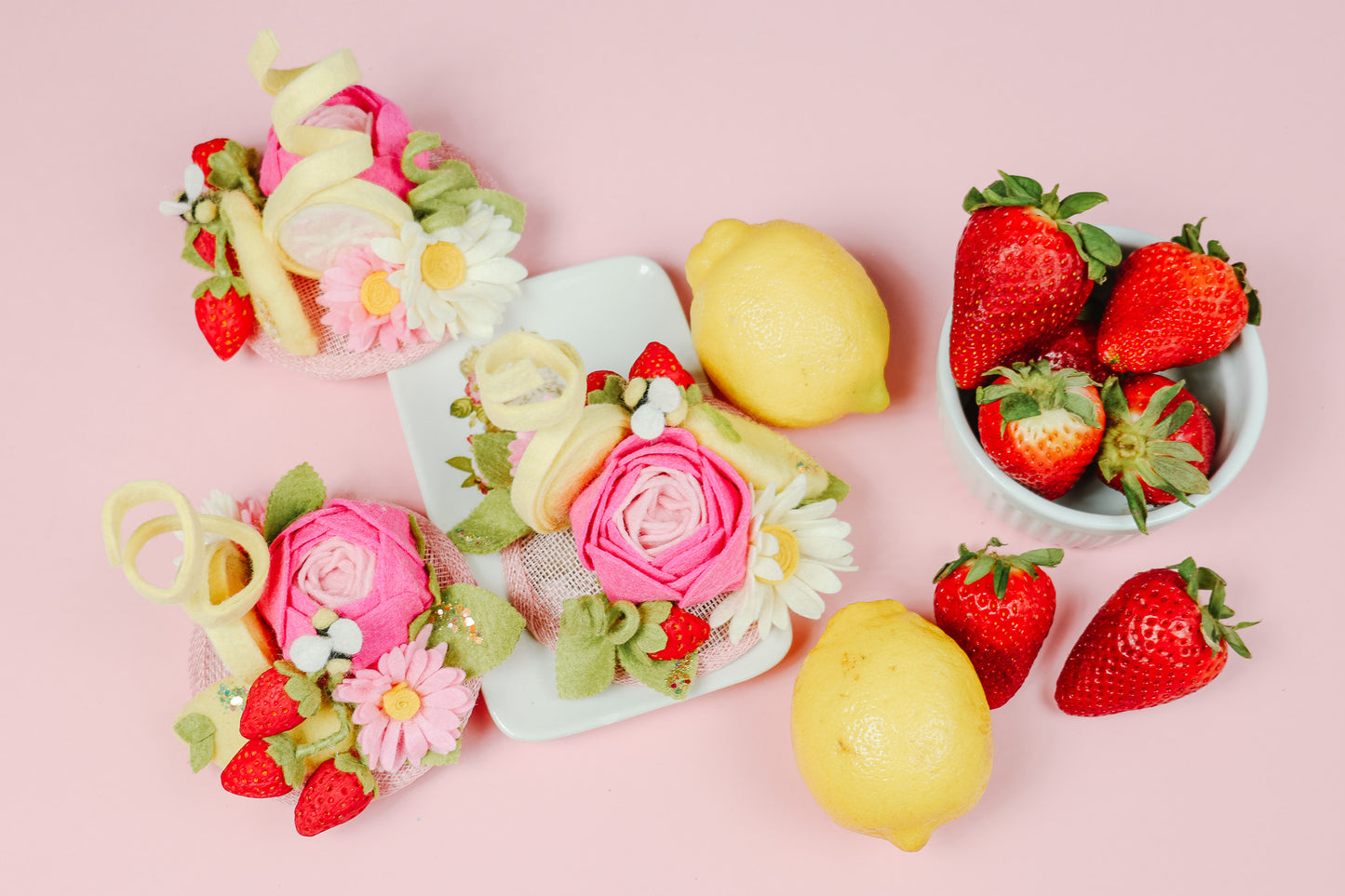 Pink Lemonade Fascinator | Over the Top Headpiece