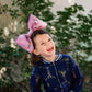 Oversize Scalloped Mermaid Bow Fascinator