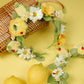 Lemoncello Floral Headpiece