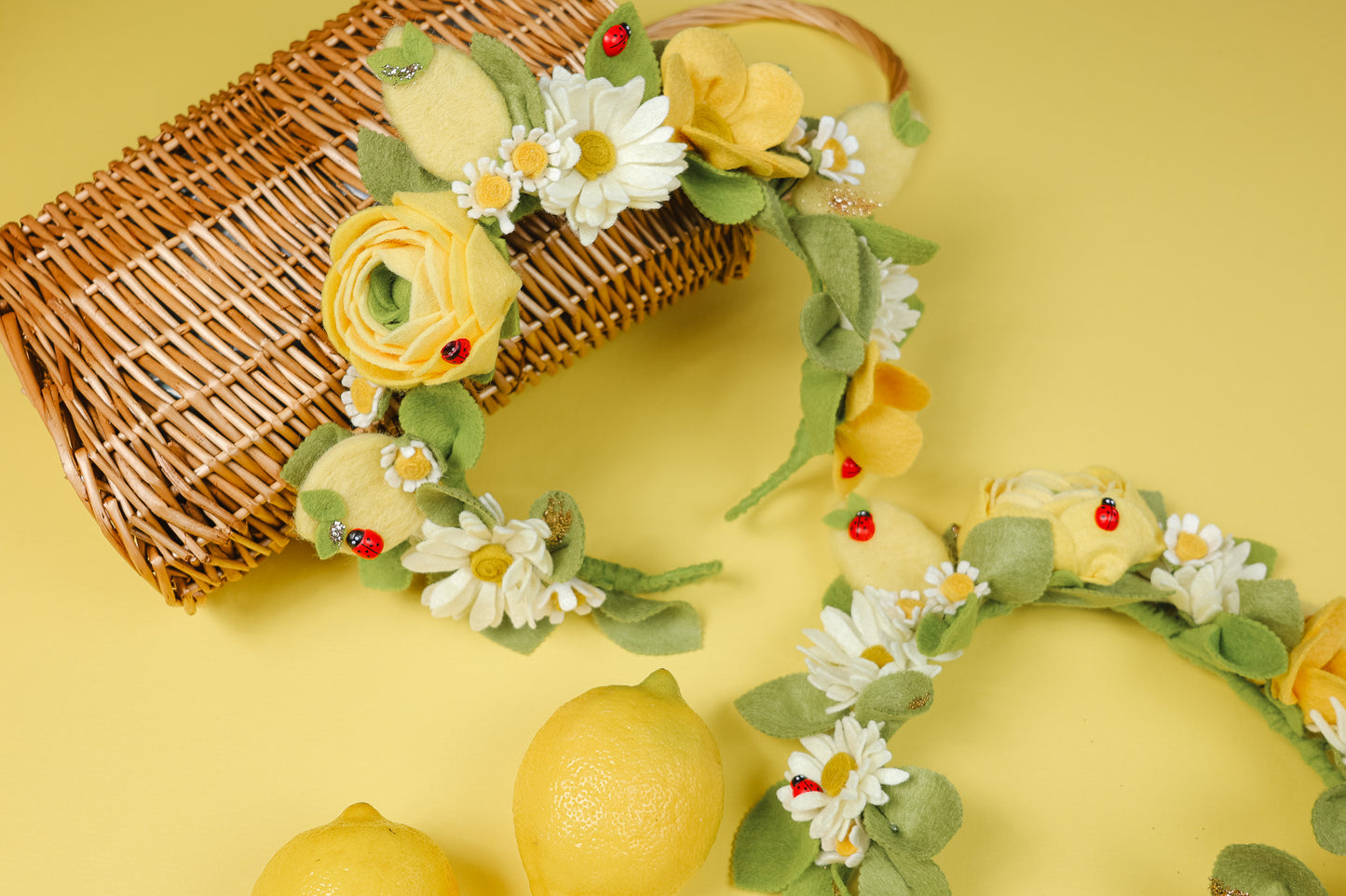 Lemoncello Floral Headpiece