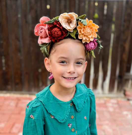 The Aurelia Flower Crown
