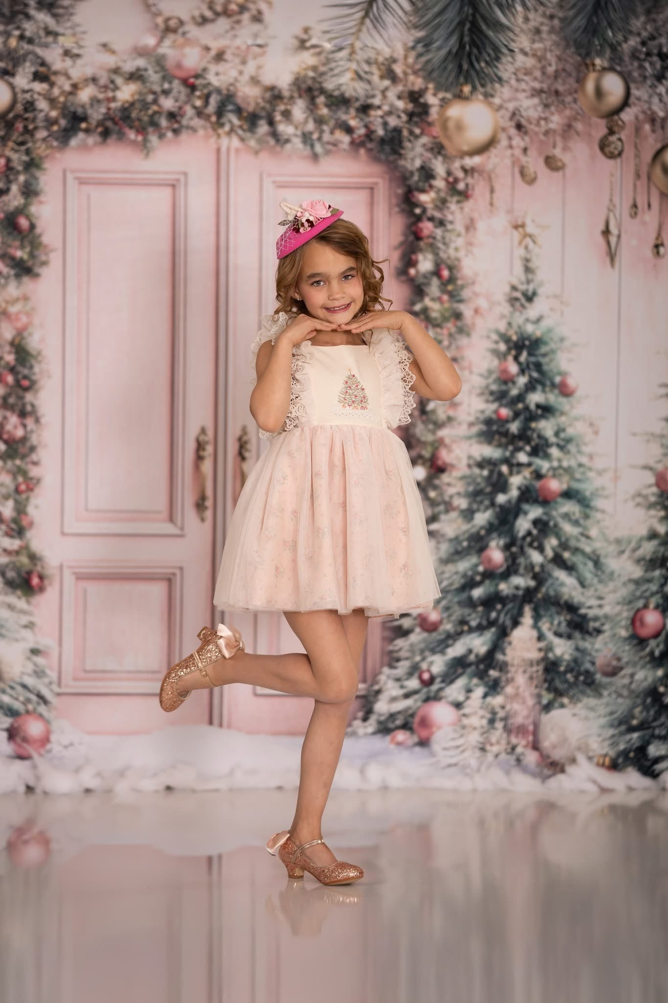 Candy Cane Pink Topper