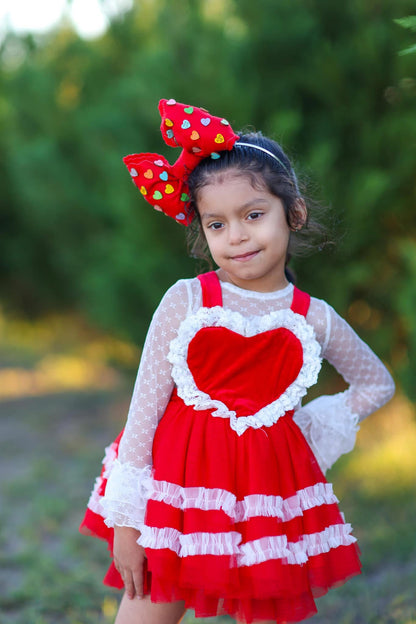 Cupid Red Bow Medium Size