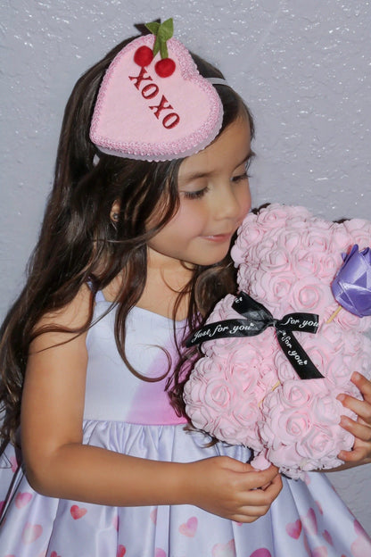 Only You Heart Fascinator