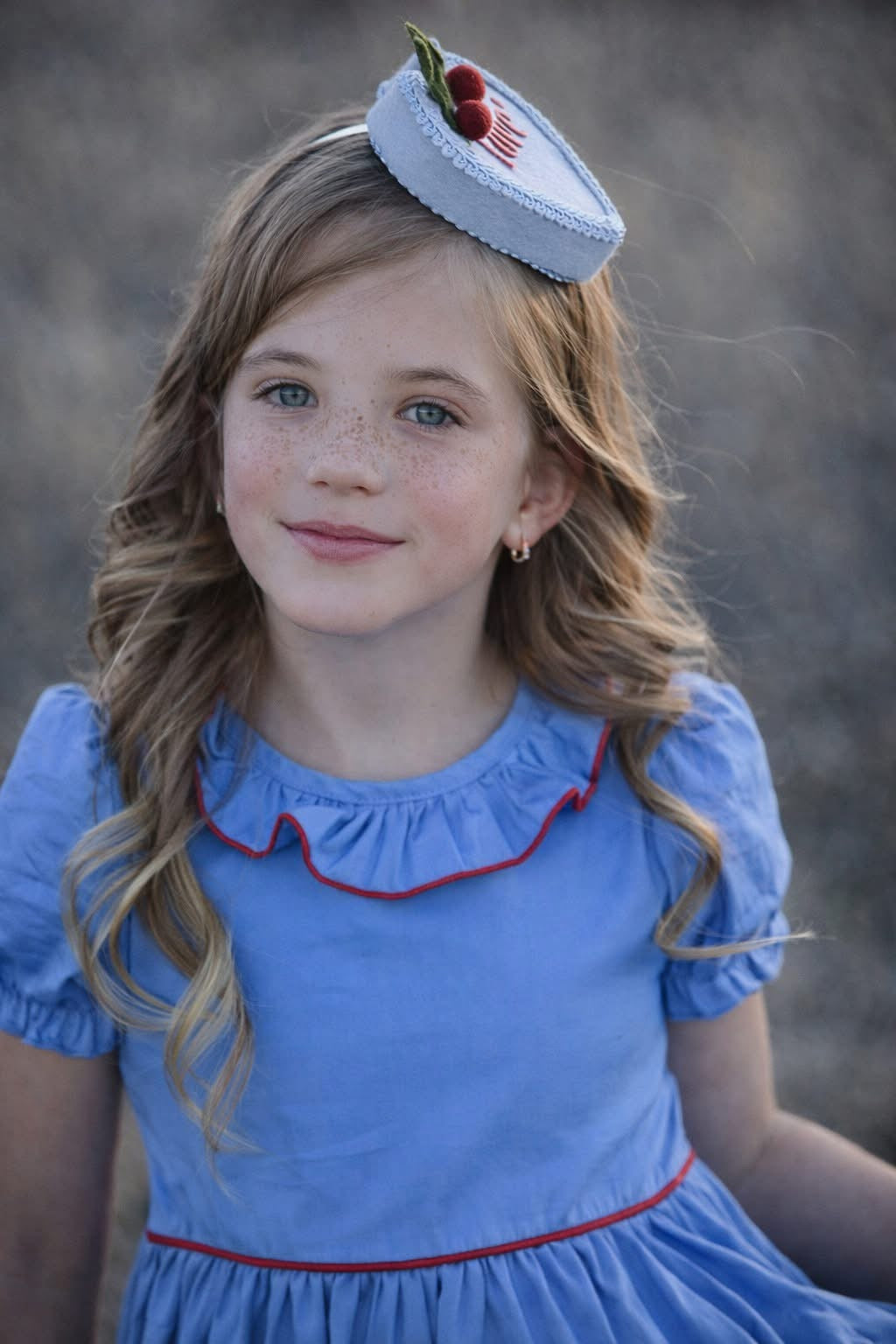 Blue Sweetheart Fascinator