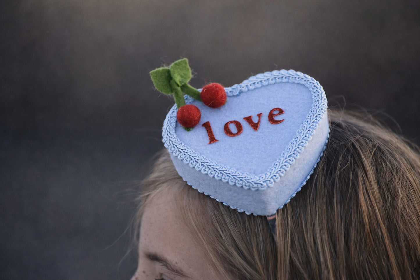 Blue Sweetheart Fascinator