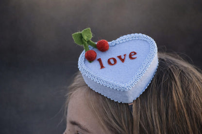 Blue Sweetheart Fascinator