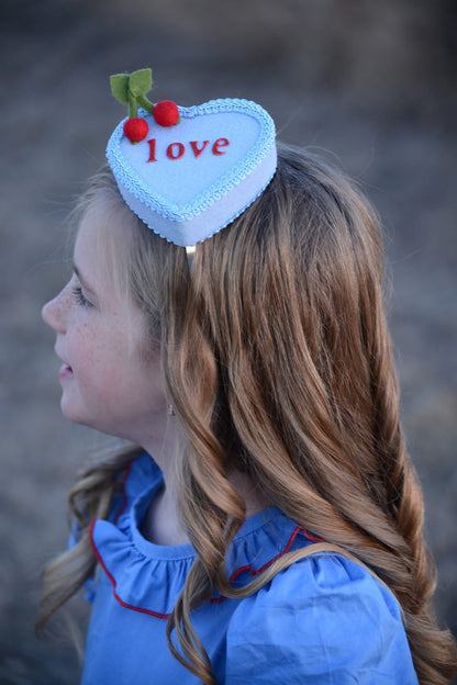 Blue Sweetheart Fascinator
