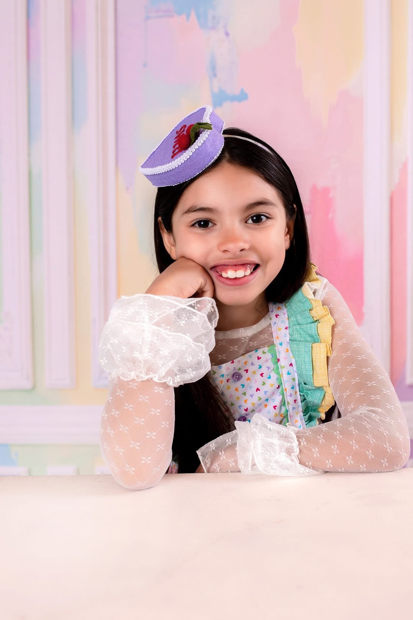 Lilac Sweetheart Fascinator