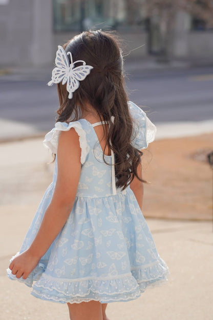 M2M Sparkly White Butterfly