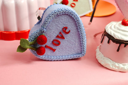 Blue Sweetheart Fascinator