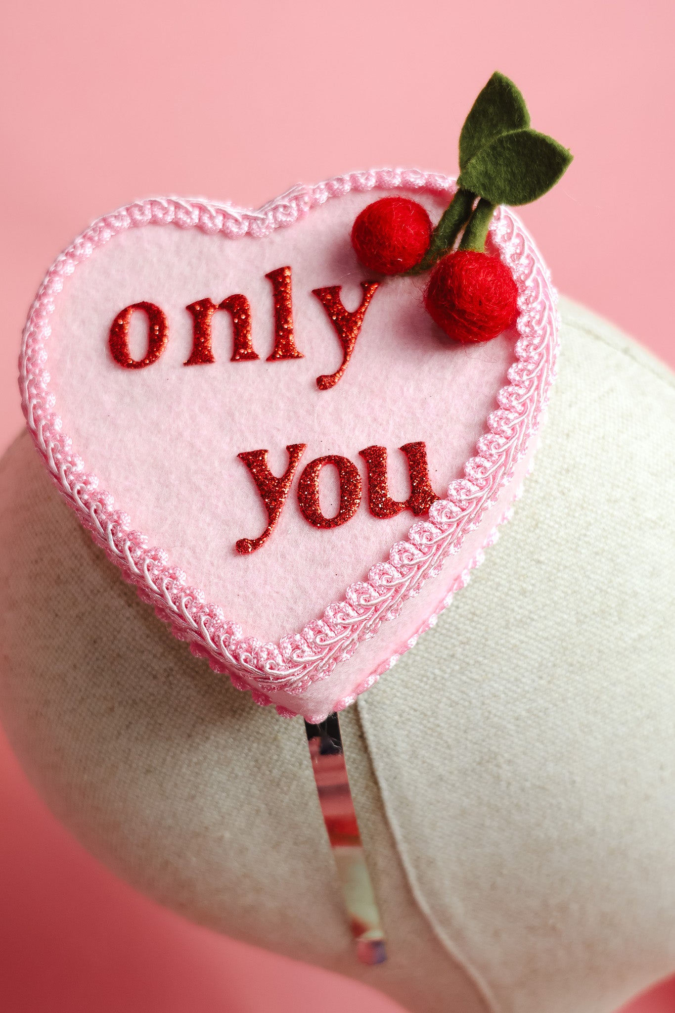 Only You Heart Fascinator