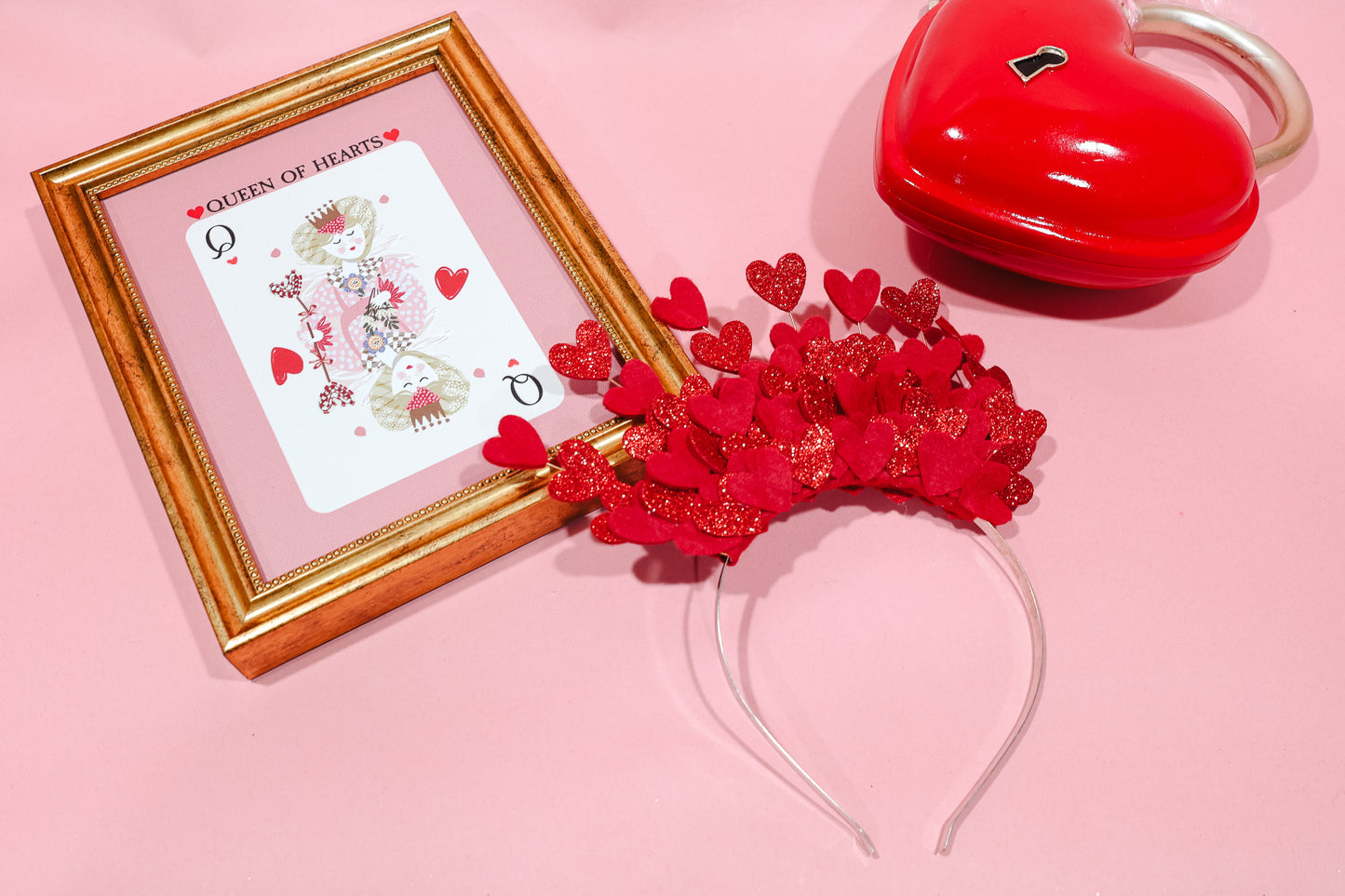 Red Heart Cluster Fascinator Fascinator