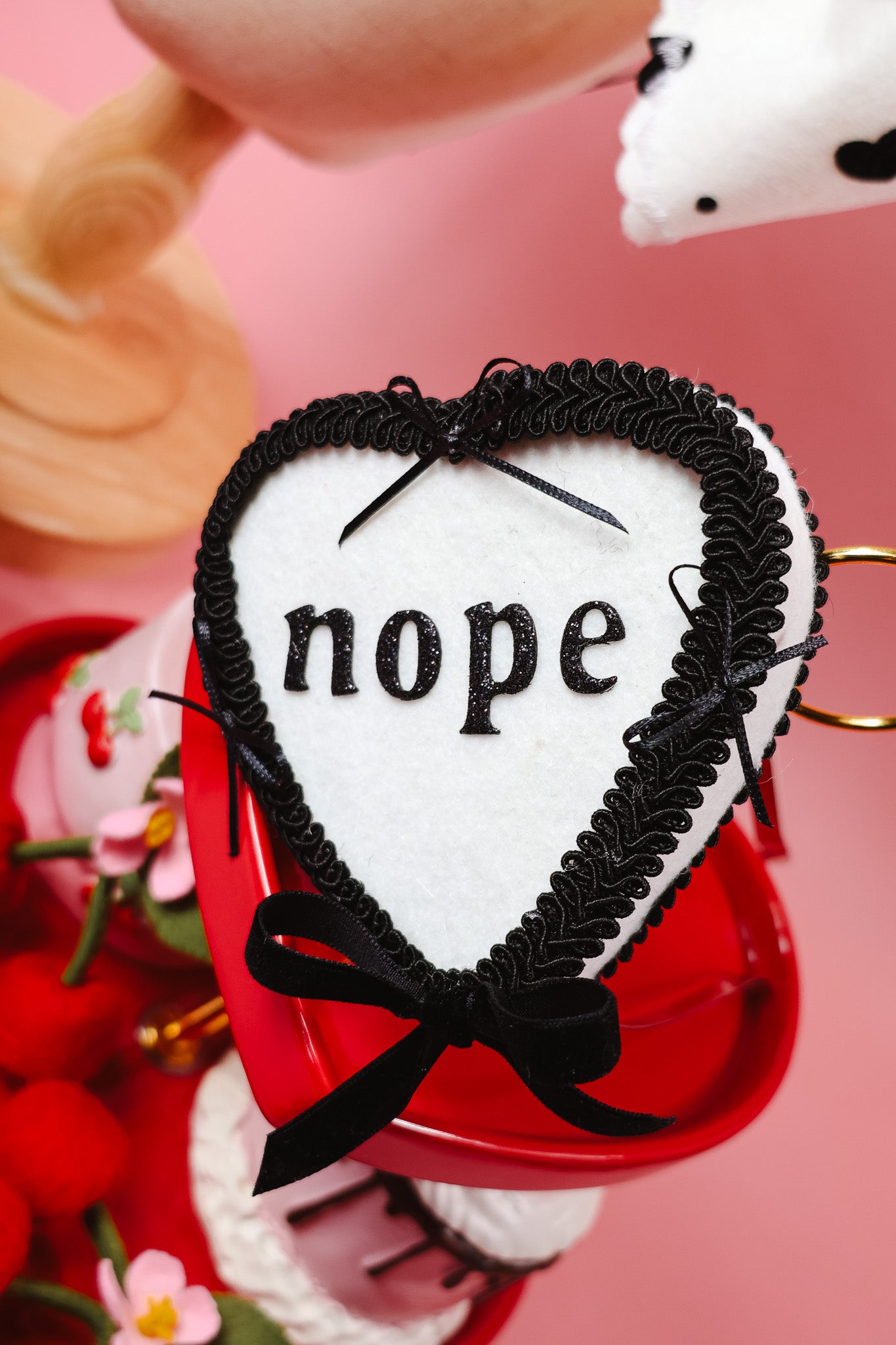 Anti Valentines Fascinators