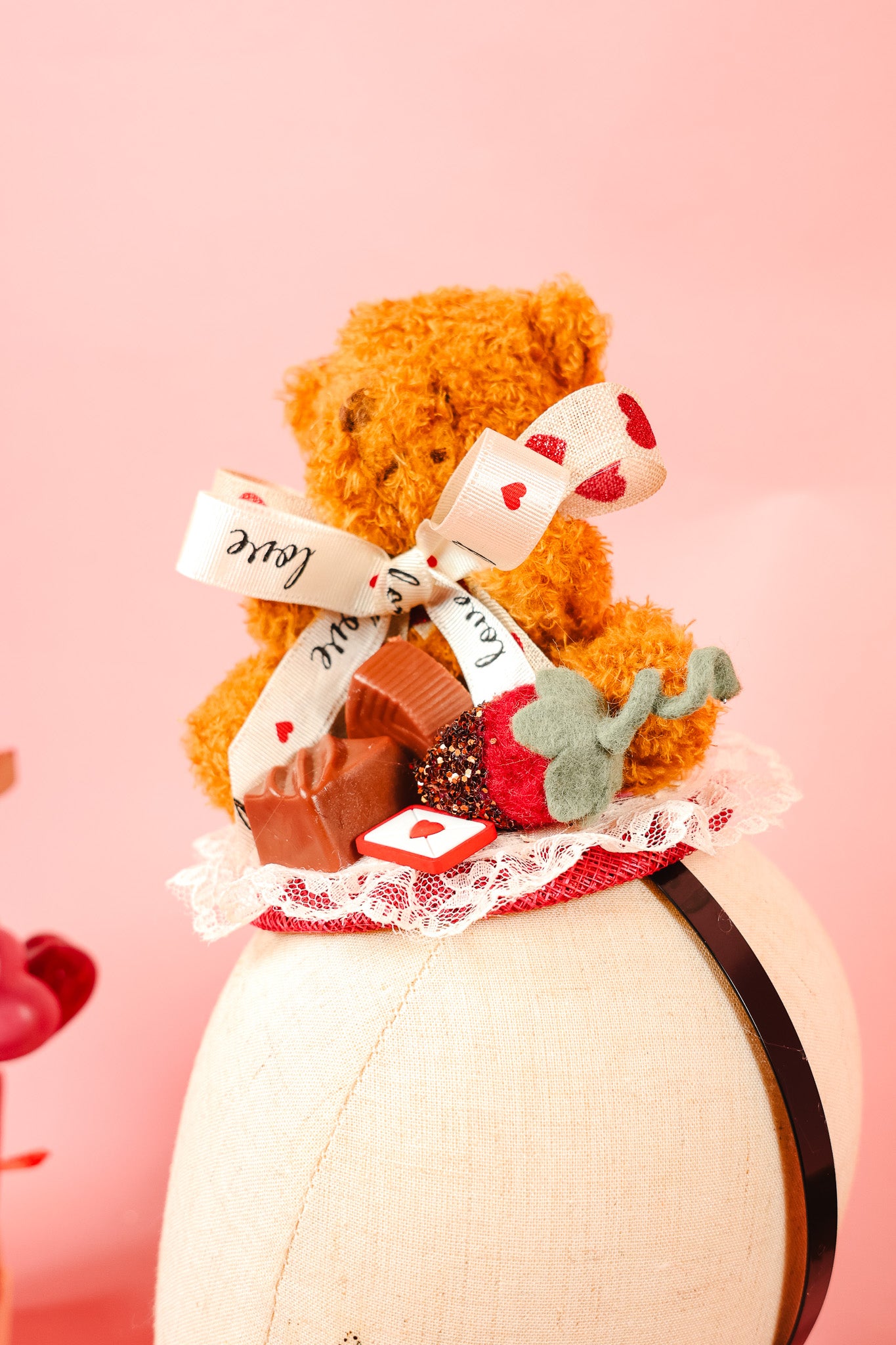 Teddy And Chocolates Fascinator