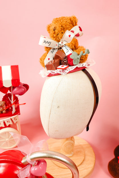 Teddy And Chocolates Fascinator