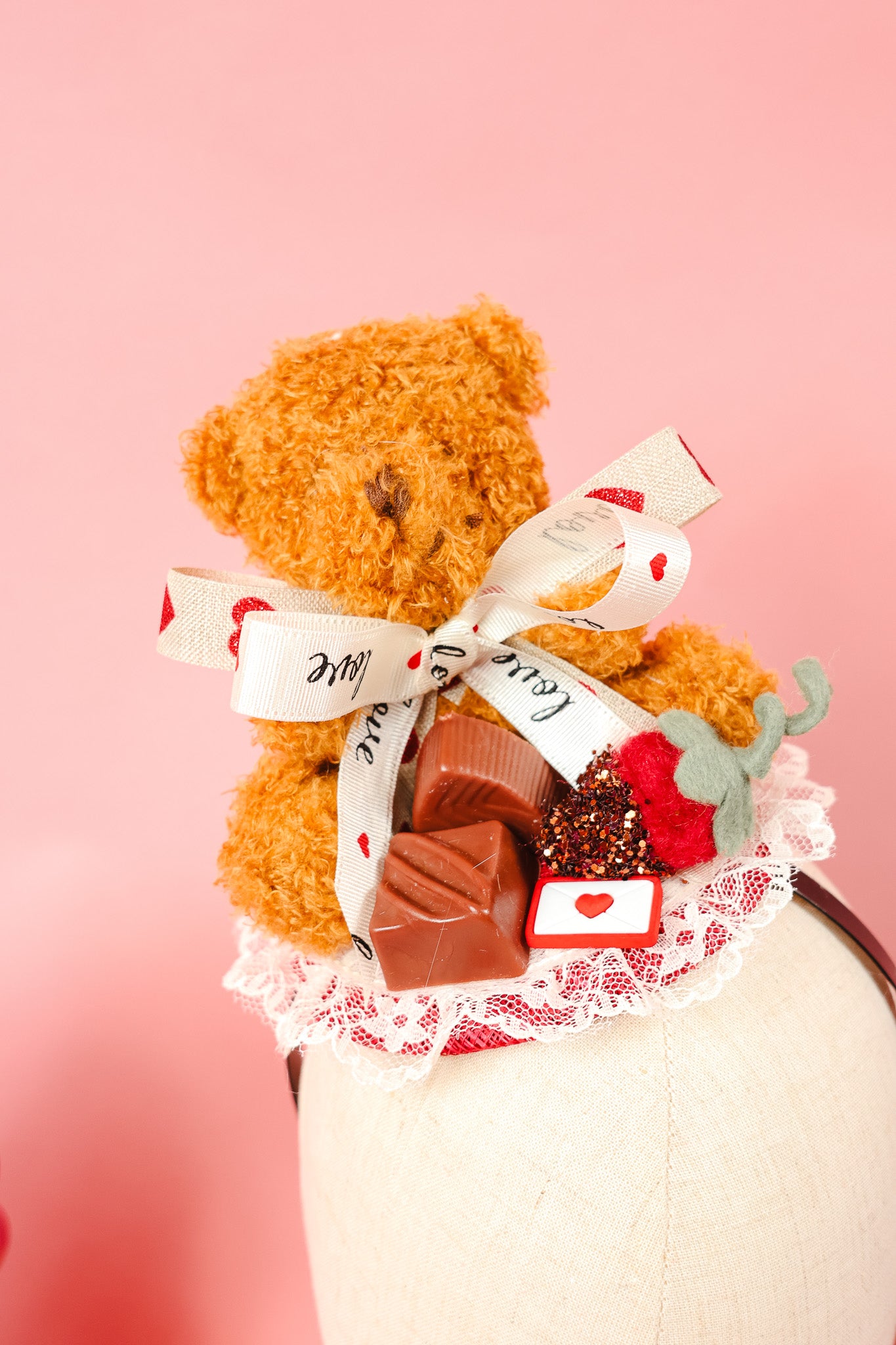 Teddy And Chocolates Fascinator