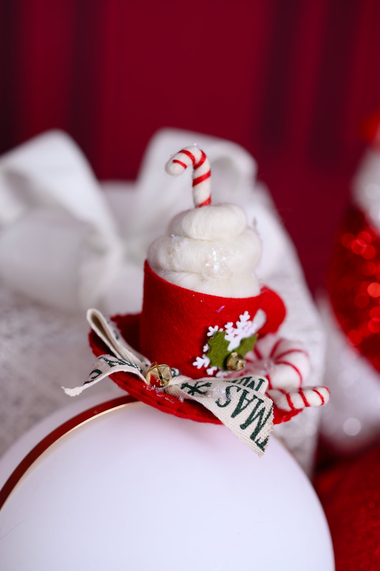 Hot Cocoa Cup Fascinator