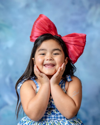Millinery Red Bow