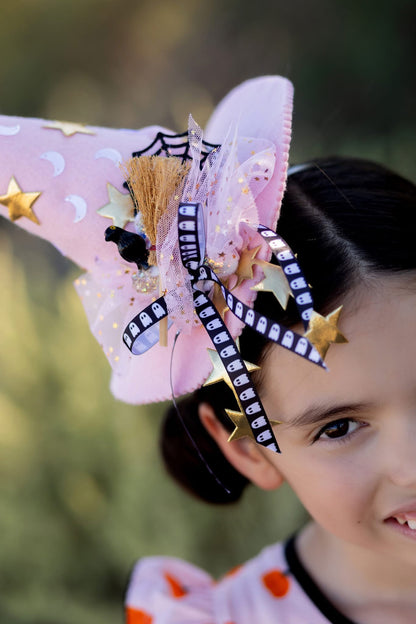 Luna Witch Hat Pink