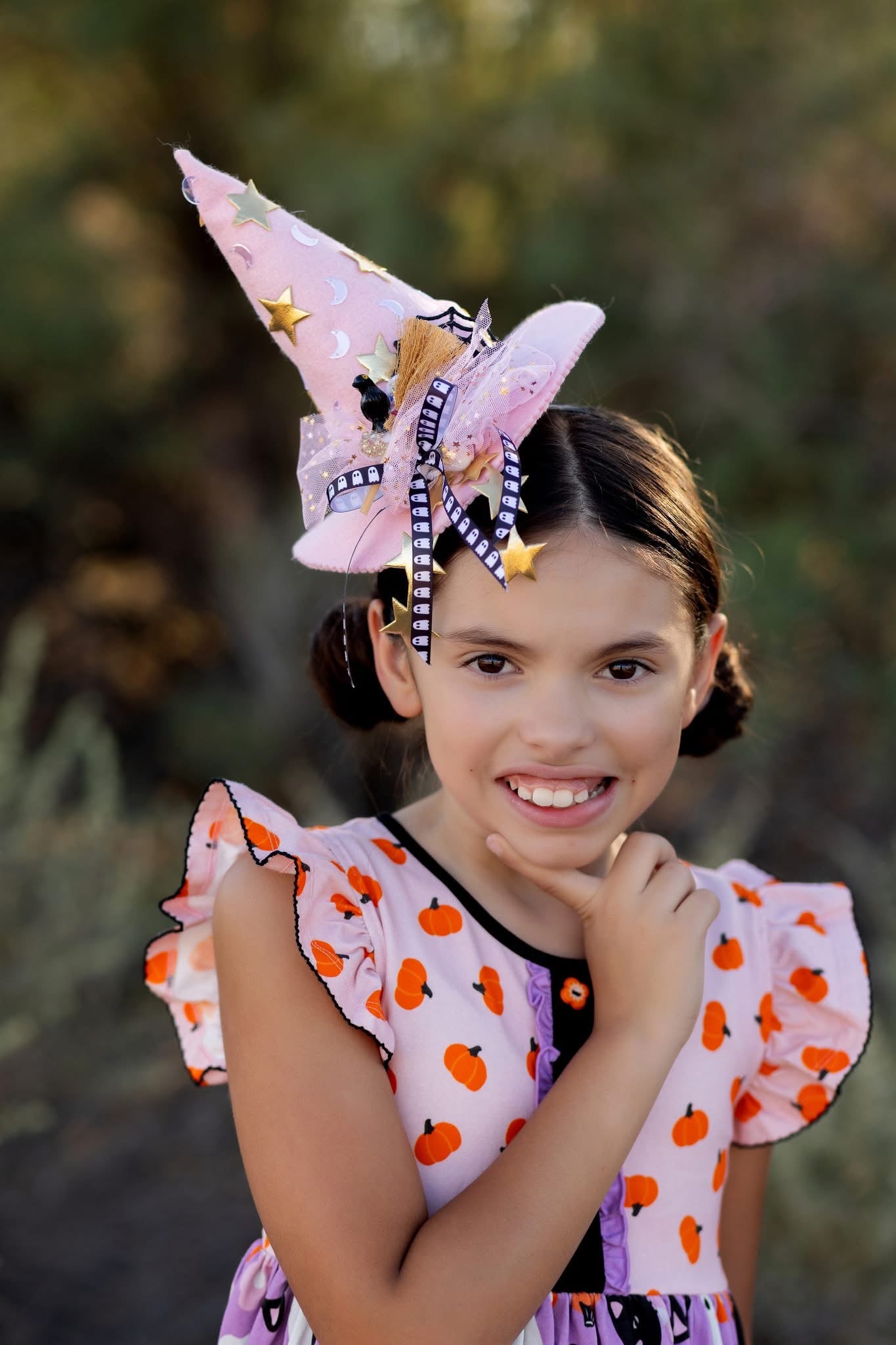 Luna Witch Hat Pink