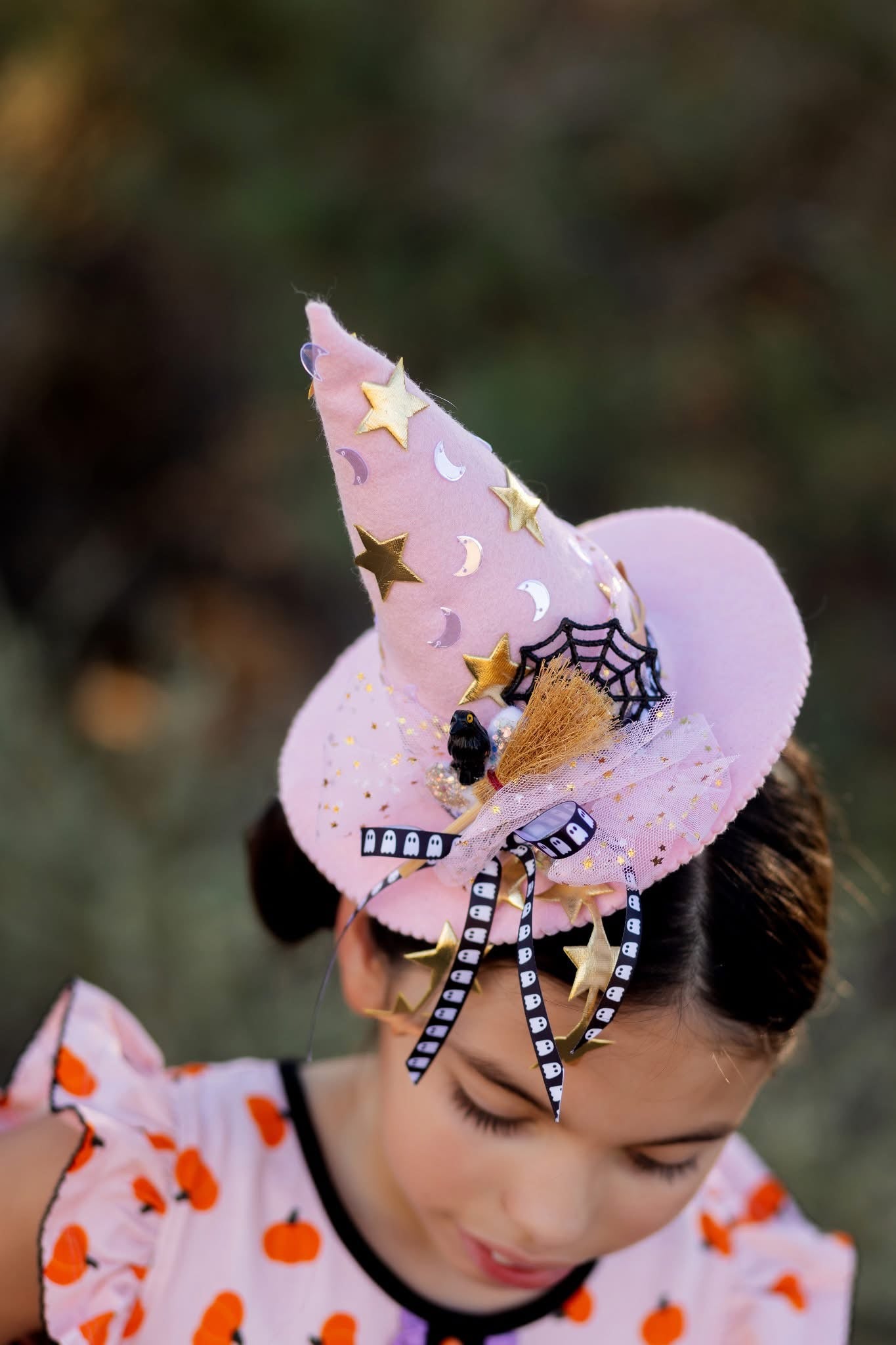 Luna Witch Hat Pink
