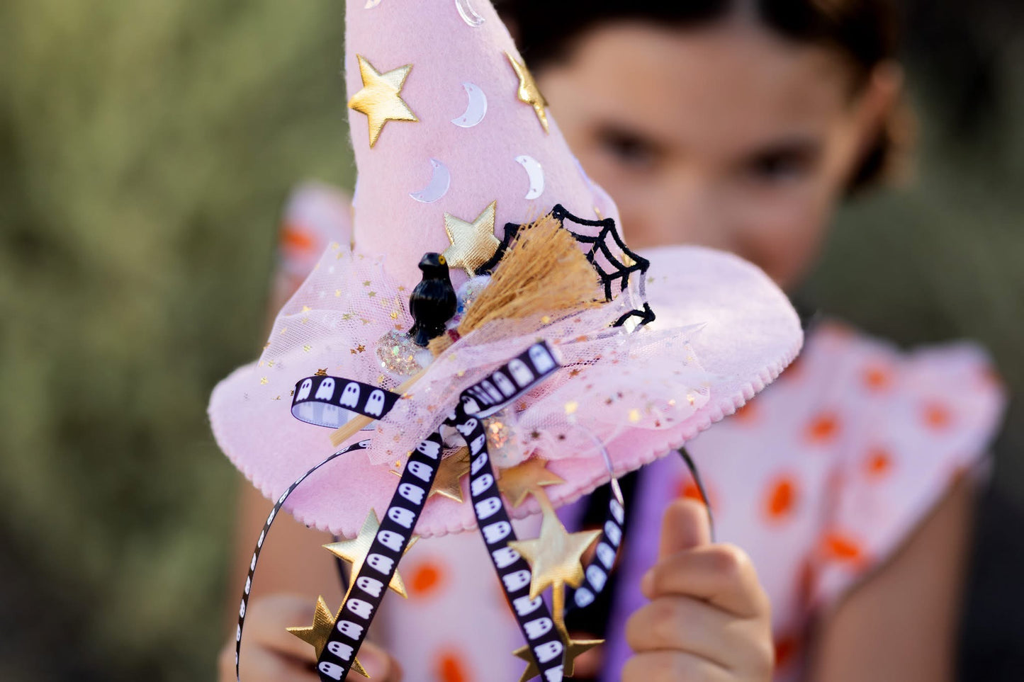 Luna Witch Hat Pink