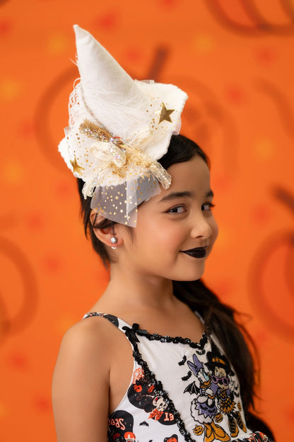 Cordelia White Witch Hat Topper