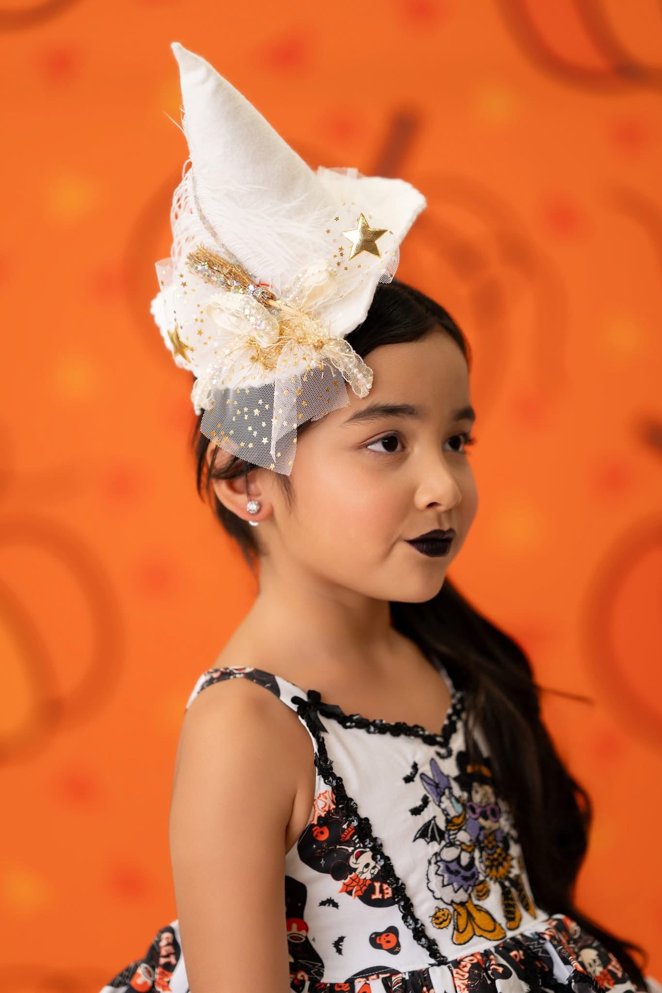 Cordelia White Witch Hat Topper