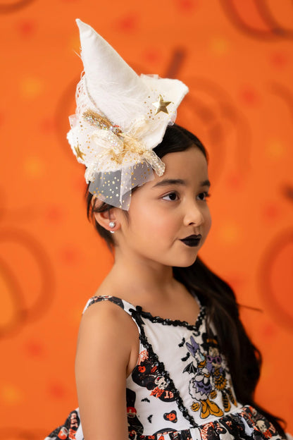 Cordelia White Witch Hat Topper