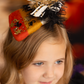 Candy Corn Felted Shape Fascinator