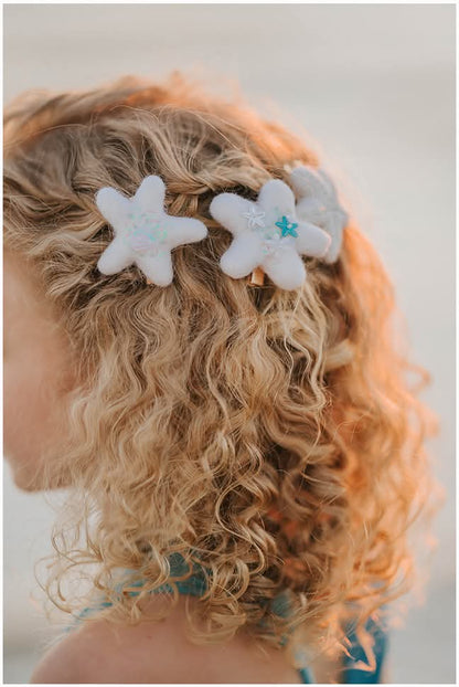 Sea Mist Trio Star Clip Set