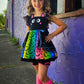 Rainbow Nostalgia Batt-y Fascinator