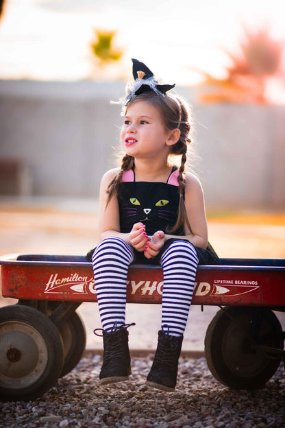 Black Minifee Witch Hat with Broom